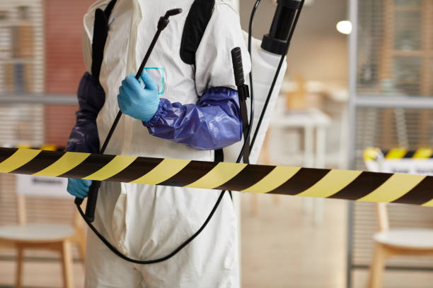 Professional Blood Cleanup technician working in Bethpage, NY